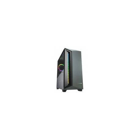 Gabinete Cougar DarkBlader X7 RGB con Ventana, Midi Tower, ATX/CEB/EATX/micro ATX/Mini-ITX, USB 3.0/2.0, sin Fuente, Negro/Verd