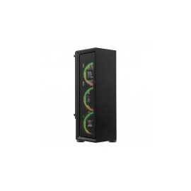 Gabinete Yeyian Ventle Master con Ventana, Midi-Tower, Micro ATX/ATX, USB 2.0/3.0, sin Fuente, Negro ― incluye 3 Ventiladores A