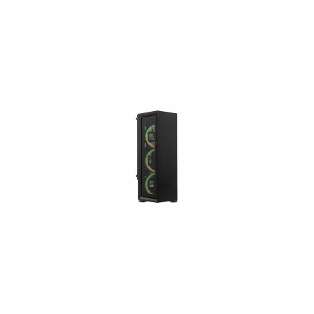 Gabinete Yeyian Ventle Master con Ventana, Midi-Tower, Micro ATX/ATX, USB 2.0/3.0, sin Fuente, Negro ― incluye 3 Ventiladores A
