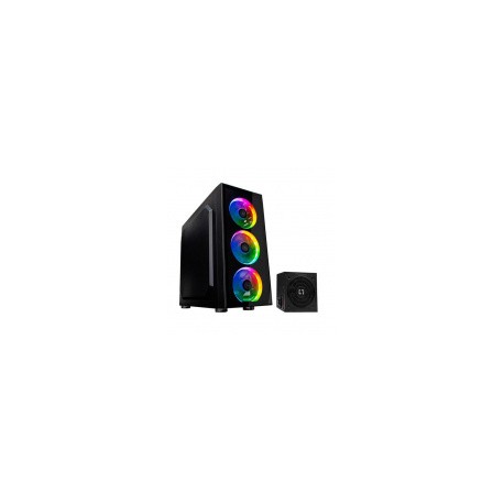 Gabinete Balam Rush DragonFly con Ventana, Midi-Tower, ATX/Micro ATX/Mini-ATX, USB 3.0, sin Fuente, Negro ― Incluye Fuente de P