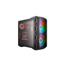Gabinete Cooler Master Mastercase H500 ARGB con Ventana LED, ATX, SSI CEB/ATX/EATX/Micro ATX/Mini-ITX, USB 2.0, sin Fuente, Gri