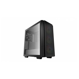 Gabinete DeepCool CG560 con Ventana RGB, Midi-Tower, Mini-ITX/Micro-ATX/ATX/E-ATX, USB 3.0, sin Fuente, Negro ― ¡Compra y parti