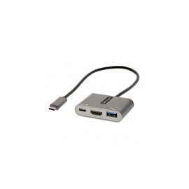 StarTech.com Docking Station USB C, 1x USB C, 1x HDMI, 1x USB A, Gris