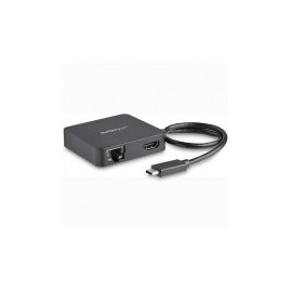 StarTech.com Docking Station USB-C con Gigabit Ethernet, HDMI 4K, Negro