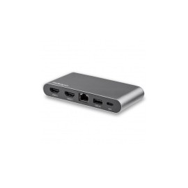 StarTech.com Docking Station DK30C2HAGPD USB, 3x USB 3.0, 1x USB 2.0, 2x HDMI, 1x RJ-45, Gris