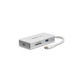 StarTech.com Docking Station para Laptops USB-C, HDMI, RJ-45, Blanco