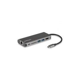 StarTech.com Docking Station USB-C, 1x HDMI, 1x RJ-45, Negro ― ¡Compra y recibe hasta $200 de saldo para tu siguiente pedido! L