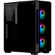 Gabinete Corsair iCUE 220T con Ventana RGB, Midi-Tower, ATX/Micro ATX/Mini-ITX, USB 3.0, sin Fuente, Negro