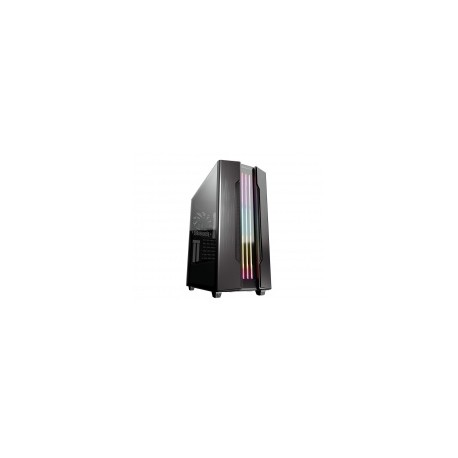 Gabinete Cougar Gemini S ARGB con Ventana, Midi Tower, ATX/CEB/EATX/micro ATX/Mini-ITX, UB 2.0/3.0, sin Fuente, Negro/Gris