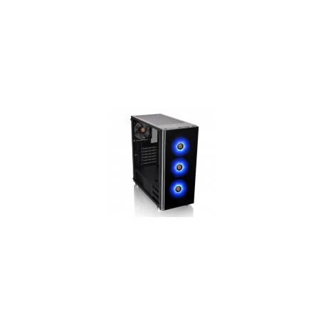 Gabinete Thermaltake V200 TG RGB con Ventana, Midi-Tower, ATX/Micro-ATX/Mini-ITX, USB 2.0/3.0, sin Fuente, Negro