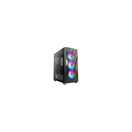 Gabinete Antec DF700 Flux con Ventana RGB, Midi Tower, ATX/micro ATX/Mini-ITX, USB 3.0, sin Fuente, Negro