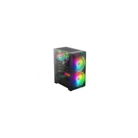 Gabinete Gamdias Apollo M2 Elite con Ventana RGB, Midi-Tower, ATX/Mini-ITX/Micro ATX, USB 3.0, sin Fuente, Negro