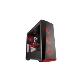 Gabinete Cooler Master MasterBox Lite 5 RGB con Ventana, Midi-Tower, ATX/Micro-ATX/Mini-ITX, USB 3.0, sin Fuente, Negro
