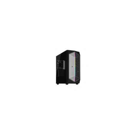 Gabinete Corsair 470T con Ventana RGB, Midi-Tower, ATX/Micro ATX/Mini-ITX, USB 3.0, incluye Fuente de 550W, Negro/Gris