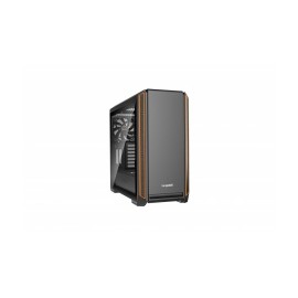 Gabinete be quiet! Silent Base 601 con Ventana, Midi-Tower, ATX/EATX/Micro-ATX/Mini-ITX, USB 3.1, sin Fuente, Negro/Naranja