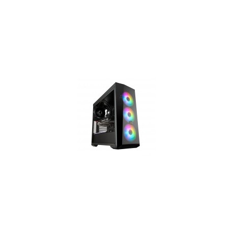 Gabinete Cooler Master MasterBox Lite 5 ARGB con Ventana, Midi Tower, ATX/micro ATX/Mini-ITX, USB 3.0, sin Fuente, Negro