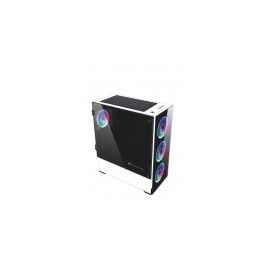 Gabinete Balam Rush THINOS con Ventana, Torre, ATX/EATX/Micro ATX/Mini-ITX, USB 2.0/3.0, sin Fuente, Negro/Blanco