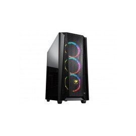 Gabinete Cougar MX660 Mesh RGB con Ventana, Escritorio, ATX/CEB/EATX/Micro ATX/Mini-ITX, USB 3.2, sin Fuente, Negro