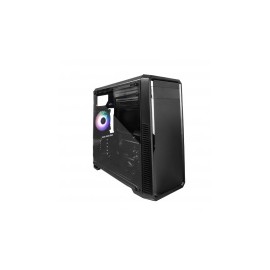 Gabinete Game Factor CSG300 con Ventana RGB, ATX/micro ATX/Mini-ITX, USB 2.0/3.0, sin Fuente, Negro