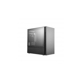 Gabinete Cooler Master S400 con Ventana, Mini Tower, micro-ATX/mini-ITX, USB 3.0, sin Fuente, Negro