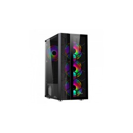 Gabinete Yeyian Rapture 2500, Midi Tower, ATX/Micro ATX/Mini-ATX, USB 2.0/3.0, sin Fuente, Negro