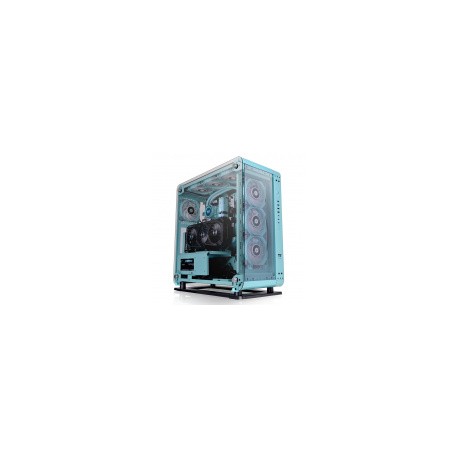 Gabinete Thermaltake Core P6 con Ventana RGB, Midi-Tower, ATX/Mini-ITX/Micro-ATX, USB 2.0/3.0, sin Fuente, Turquesa