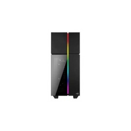 Gabinete Aerocool Playa RGB, Midi-Tower, ATX/Micro ATX/Mini-ITX, USB 3.0, sin Fuente, Negro