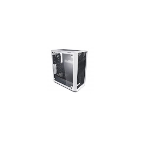 Gabinete Fractal Design Meshify C - TG con Ventana, Midi-Tower, ATX/ITX/Micro-ATX, sin Fuente, Blanco