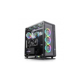 Gabinete Thermaltake Core P6 con Ventana RGB, Midi-Tower, ATX/Mini-ITX/Micro-ATX, USB 2.0/3.0, sin Fuente, Negro