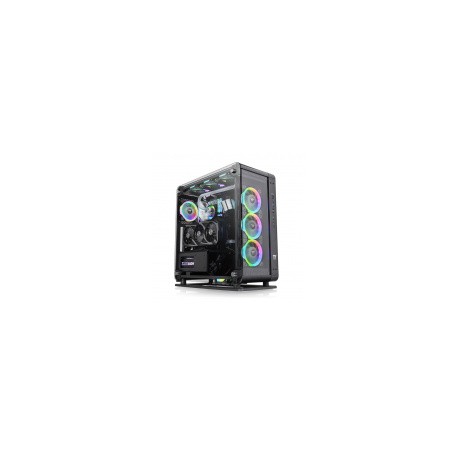 Gabinete Thermaltake Core P6 con Ventana RGB, Midi-Tower, ATX/Mini-ITX/Micro-ATX, USB 2.0/3.0, sin Fuente, Negro