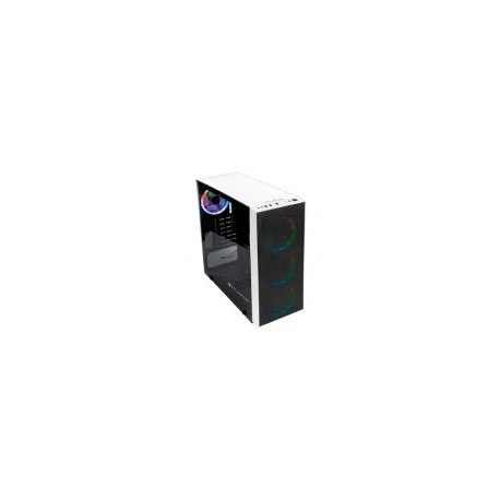 Gabinete Balam Rush LHYTOS GSX1000 con Ventana, Midi-Tower, ATX/Micro ATX/Mini-ITX, USB 2.0/3.0, sin Fuente, Negro/Blanco