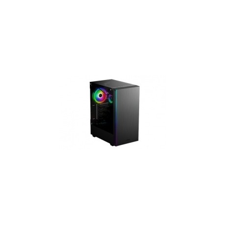 Gabinete Gamdias MARS E1 con Ventana RGB, Midi-Tower, ATX/Micro-ATX/Mini ITX, USB 3.0, sin Fuente, Negro