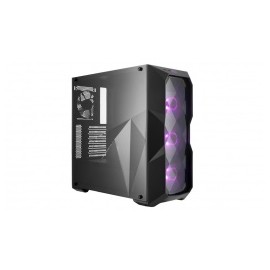Gabinete Cooler Master MasterBox TD500 con Ventana RGB, Midi-Tower, ATX/micro-ATX/mini-ITX, USB 3.0, sin Fuente, Negro