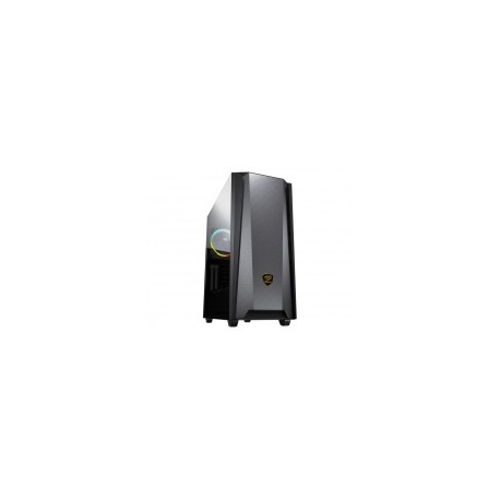 Gabinete Cougar MX660 Iron con Ventana RGB, Midi-Tower, ATX/CEB/EATX/Micro ATX/Mini-ITX, USB 3.0/3.1, sin Fuente, Negro