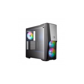 Gabinete Cooler Master MasterBox MB500 con Ventana ARGB, Midi-Tower, ATX/Micro-ATX/Mini-ITX, USB 3.0, sin Fuente, Negro
