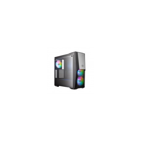 Gabinete Cooler Master MasterBox MB500 con Ventana ARGB, Midi-Tower, ATX/Micro-ATX/Mini-ITX, USB 3.0, sin Fuente, Negro