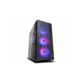 Gabinete DeepCool MATREXX 55 MESH con Ventana ARGB, Midi Tower, ATX/EATX/micro ATX/Mini-ITX, USB 3.2, sin Fuente, Negro