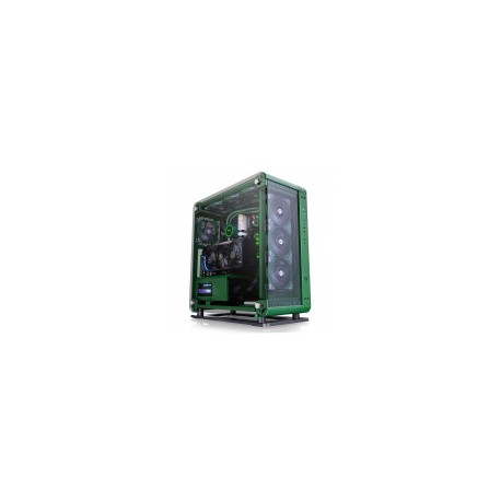 Gabinete Thermaltake Core P6 con Ventana RGB, Midi-Tower, ATX/Mini-ITX/Micro-ATX, USB 2.0/3.0, sin Fuente, Verde