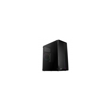 Gabinete Gamer Aerocool Split RGB, ATX/Micro ATX/Mini-ITX, USB 2.0/3.0, sin Fuente, Negro