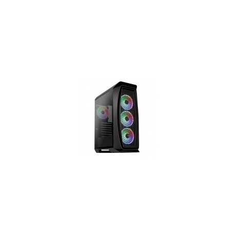 Gabinete Aerocool Aero One Duo con Ventana LED RGB, Midi-Tower, ATX/Micro ATX/Mini-ITX, USB 3.0, sin Fuente, Negro
