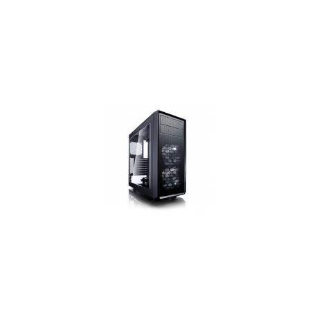 Gabinete Fractal Design Focus G con Ventana LED Blanco, Midi-Tower, ATX/ITX/Micro-ATX, USB 3.0/2.0, sin Fuente, Negro