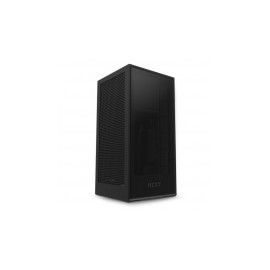Gabinete NZXT H1 con Ventana, Midi-Tower, Mini-ITX, USB 3.1, incluye Fuente de 650W, Negro