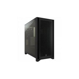 Gabinete Corsair 4000D Airflow con Ventana, Midi-Tower, ATX/EATX/Micro ATX/Mini-ITX, USB 3.0, sin Fuente, Negro