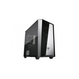 Gabinete Cougar MG120-G con Ventana, Mini Tower, micro ATX/Mini-ITX, USB 2.0/3.2, sin Fuente, Negro
