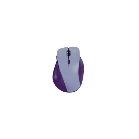 Mouse Ergonómico Perfect Choice Óptico Thumb, RF Inalámbrico, 1600DPI, Morado