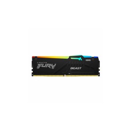 Memoria RAM Kingston Fury Beast RGB Black DDR5, 5600MHz, 32GB, Non-ECC, CL40, XMP