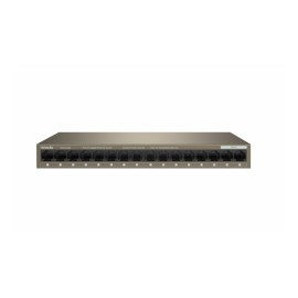 Switch Tenda Gigabit Ethernet TEG1016M, 16 Puertos 10/100/1000Mbps, 32 Gbit/s, 8000 Entradas - No Administrable