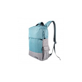 TechZone Mochila de Nylon/Poliéster TZ21LBP07 para Laptop 15.6", Azul/Gris