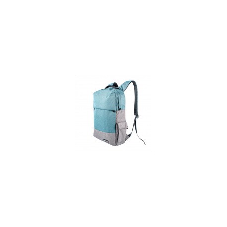 TechZone Mochila de Nylon/Poliéster TZ21LBP07 para Laptop 15.6", Azul/Gris