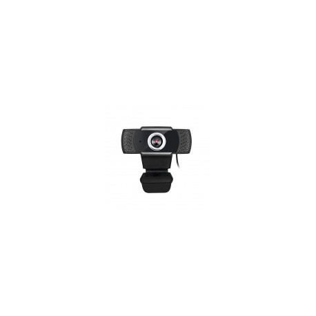 Adesso Webcam CyberTrack H4, 2.1 Megapíxeles, 1920 x 1080 Pixeles, USB 2.0, Negro